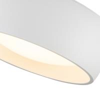 LED Flush Mount by Kuzco Lighting - Savile Collection, White Finish - FM82104-WH