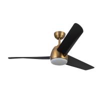 54"Ceiling Fan by Kuzco Lighting - Thalia Collection, Brushed Gold/Matte Black Finish - CF91954-BG/MB