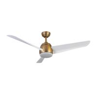54"Ceiling Fan by Kuzco Lighting - Thalia Collection, Brushed Gold/Matte White Finish - CF91954-BG/WH