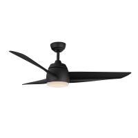 54"Ceiling Fan by Kuzco Lighting - Thalia Collection, Matte Black Finish - CF91954-MB