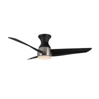 54"Hugger Fan by Kuzco Lighting - Thalia Collection, Brushed Nickel/Matte Black Finish - HF91954-BN/MB