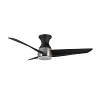 54"Hugger Fan by Kuzco Lighting - Thalia Collection, Brushed Nickel/Matte Black Finish - HF91954-BN/MB