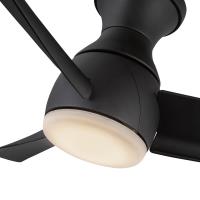 54"Hugger Fan by Kuzco Lighting - Thalia Collection, Matte Black Finish - HF91954-MB