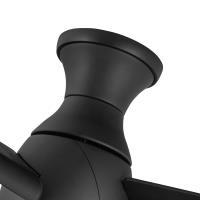 54"Hugger Fan by Kuzco Lighting - Thalia Collection, Matte Black Finish - HF91954-MB