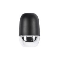 LED Exterior Wall Mount by Kuzco Lighting - Yara Collection, Black/Clear Glass Finish - EW38504-BK/CL