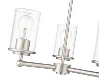 Three Light Chandelier by Z-Lite - Thayer Collection, Brushed Nickel Finish - 742-3BN