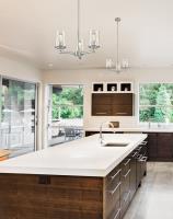 Three Light Chandelier by Z-Lite - Thayer Collection, Brushed Nickel Finish - 742-3BN