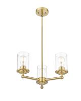 Three Light Chandelier by Z-Lite - Thayer Collection, Luxe Gold Finish - 742-3LG