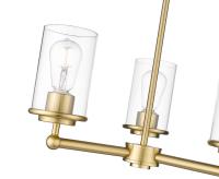 Three Light Chandelier by Z-Lite - Thayer Collection, Luxe Gold Finish - 742-3LG