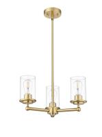 Three Light Chandelier by Z-Lite - Thayer Collection, Luxe Gold Finish - 742-3LG