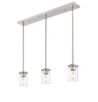 Three Light Pendant by Z-Lite - Thayer Collection, Brushed Nickel Finish - 742MP-3BN