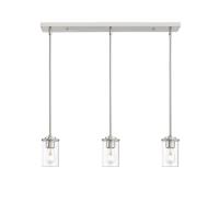 Three Light Pendant by Z-Lite - Thayer Collection, Brushed Nickel Finish - 742MP-3BN