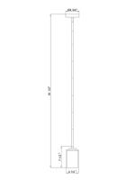 One Light Pendant by Z-Lite - Thayer Collection, Brushed Nickel Finish - 742MP-BN