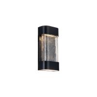 LED Exterior Wall Sconce by Kuzco Lighting - Moondew Collection, Black Finish - EW75712-BK