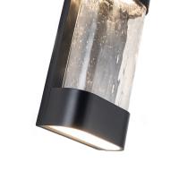 LED Exterior Wall Sconce by Kuzco Lighting - Moondew Collection, Black Finish - EW75712-BK