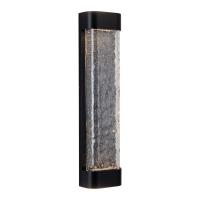 LED Exterior Wall Sconce by Kuzco Lighting - Moondew Collection, Black Finish - EW75724-BK