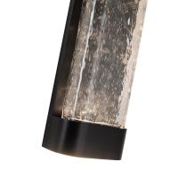 LED Exterior Wall Sconce by Kuzco Lighting - Moondew Collection, Black Finish - EW75724-BK