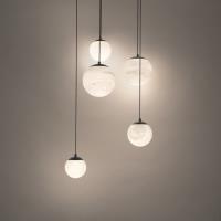 LED Pendant by Modern Forms - Pisces Collection, Black Finish - PD-34405R-BK