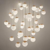 LED Pendant by Modern Forms - Pisces Collection, Aged Brass Finish - PD-34441S-AB
