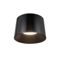 LED Flush Mount by Kuzco Lighting - Etta Collection, Jet Black Finish - FM16512-JB-3WCCT-UNV