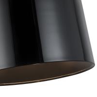 LED Flush Mount by Kuzco Lighting - Etta Collection, Jet Black Finish - FM16520-JB-3WCCT-UNV