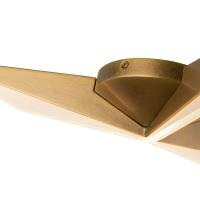 LED Flush Mount by Kuzco Lighting - Tachi Collection, Vintage Brass Finish - FM64218-VB