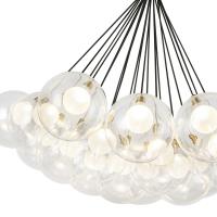 LED Chandelier by Kuzco Lighting - Bolla Collection, Brushed Gold Finish - CH3128-BG