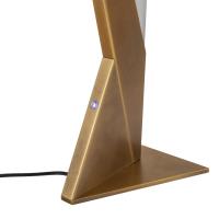 LED Table Lamp by Kuzco Lighting - Tachi Collection, Vintage Brass Finish - TL64222-VB