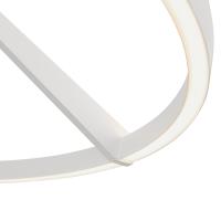 LED Semi-Flush Mount by Kuzco Lighting - Roda Collection, White Finish - SF27731-WH-3WCCT-UNV