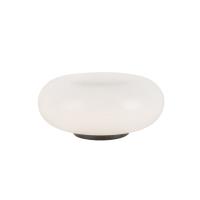 LED Table Lamp by Kuzco Lighting - Nimbus Collection, Black/Opal Glass Finish - TL12409-BK/OP