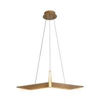 LED Pendant by Kuzco Lighting - Tachi Collection, Vintage Brass Finish - PD64231-VB-UNV-010