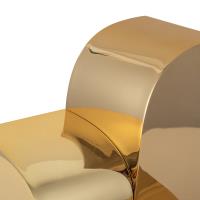 LED Table Lamp by Kuzco Lighting - Gypsum Collection, Polished Brass Finish - TL82412-PB