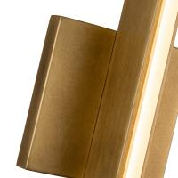 LED Vanity Light by Kuzco Lighting - Tachi Collection, Vintage Brass Finish - VL64225-VB
