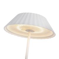 LED Table Lamp by Kuzco Lighting - Pela Collection, White Finish - TL66714-WH