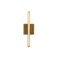 LED Wall Sconce by Kuzco Lighting - Tachi Collection, Vintage Brass Finish - WS64215-VB