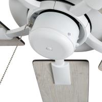 52"Ceiling Fan by Kuzco Lighting - Erikson Collection, White Finish - CF78752-WH-NLP