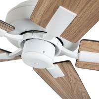 52"Ceiling Fan by Kuzco Lighting - Erikson Collection, White Finish - CF78752-WH-NLW