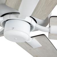 52"Ceiling Fan by Kuzco Lighting - Erikson Collection, White Finish - CF78752-WH-NLW