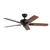 52"Ceiling Fan by Kuzco Lighting - Erikson Collection, Matte Black Finish - CF78752-MB-NLW