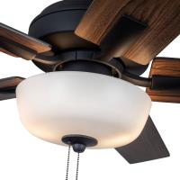52"Ceiling Fan by Kuzco Lighting - Erikson Collection, Matte Black Finish - CF78752-MB-LKP