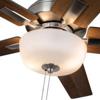 52"Ceiling Fan by Kuzco Lighting - Erikson Collection, Brushed Nickel Finish - CF78752-BN-LKP