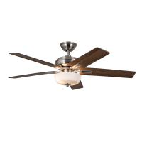 52"Ceiling Fan by Kuzco Lighting - Erikson Collection, Brushed Nickel Finish - CF78752-BN-LKW