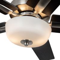 52"Ceiling Fan by Kuzco Lighting - Erikson Collection, Brushed Nickel Finish - CF78752-BN-LKW