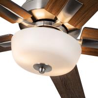 52"Ceiling Fan by Kuzco Lighting - Erikson Collection, Brushed Nickel Finish - CF78752-BN-LKW