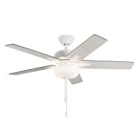 52"Ceiling Fan by Kuzco Lighting - Erikson Collection, White Finish - CF78752-WH-LKP