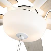52"Ceiling Fan by Kuzco Lighting - Erikson Collection, White Finish - CF78752-WH-LKP