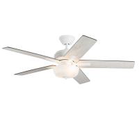52"Ceiling Fan by Kuzco Lighting - Erikson Collection, White Finish - CF78752-WH-LKW