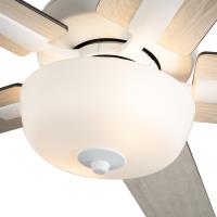 52"Ceiling Fan by Kuzco Lighting - Erikson Collection, White Finish - CF78752-WH-LKW