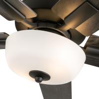 52"Ceiling Fan by Kuzco Lighting - Erikson Collection, Matte Black Finish - CF78752-MB-LKW