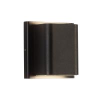 LED All terior Wall by Kuzco Lighting - Tolan Collection, Black Finish - AT48426-BK-UNV-3CCT